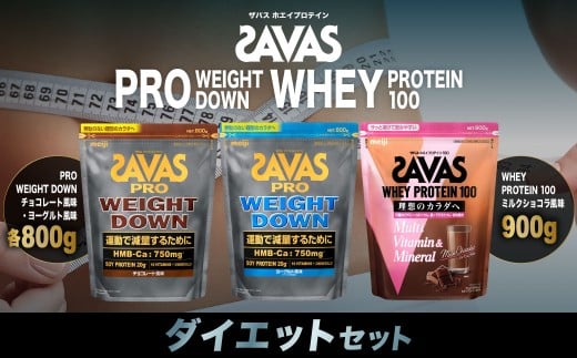 ザバス プロテイン ダイエットセット