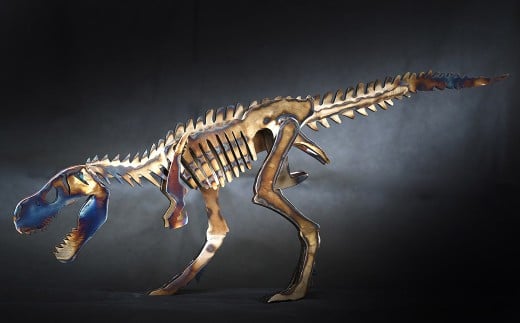 恐竜 鉄製 オブジェ ティラノサウルス M model【恐竜 オブジェ 模型 インテリア 飾り 鉄 岡山県 倉敷市 おすすめ 人気】