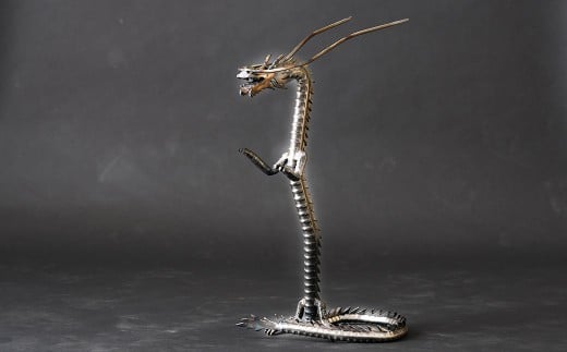 龍 鉄製 オブジェ 直立【オブジェ 模型 インテリア 飾り 鉄 岡山県 倉敷市 おすすめ 人気】