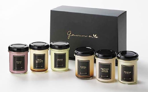 岡山県産フルーツプリン6種6個セット