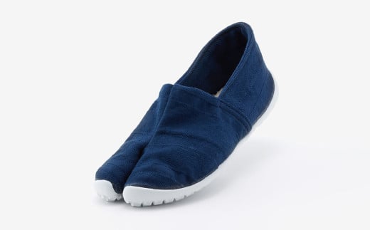 足袋型シューズ『たびりら』カラー：凪【23.0cm】【倉敷市産 国産 靴 くつ シューズ 足袋型コンフォートシューズ 足袋シューズ 足袋 軽い 綿100％ 岡山県 倉敷市 おすすめ 人気】