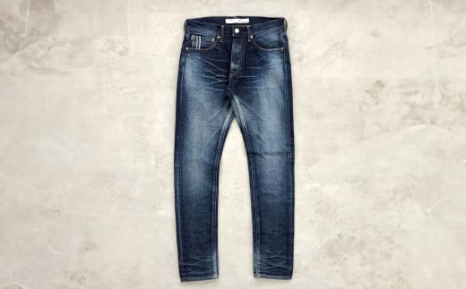 【岡山デニム】立体加工3Dジーンズ［スリムテーパード］／32インチ【デニム ジーンズ ジャケット 服飾 服お洒落 岡山県 倉敷市 おすすめ 人気】