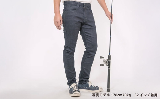 撥水ストレッチデニム釣り・アウトドアジーンズBW-104VM