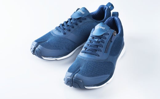 足袋シューズ「Lafeet」VL07・ネイビー【24.5cm】【足袋シューズ 足袋 シューズ 靴くつ クツ スポーティー スタイル 岡山県 倉敷市 おすすめ 人気 】