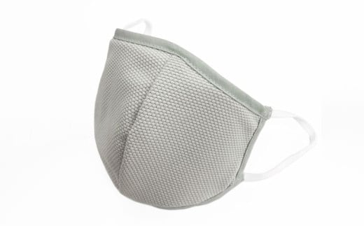 夏用ハイブリッドマスク1枚と抗ウイルスシート10枚【グレイ】Sサイズ