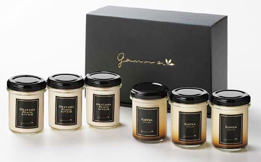 岡山県産フルーツプリンと人気プリンセット2種6個セット