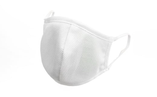 夏用ハイブリッドマスク1枚と抗ウイルスシート10枚【白】Ｓサイズ