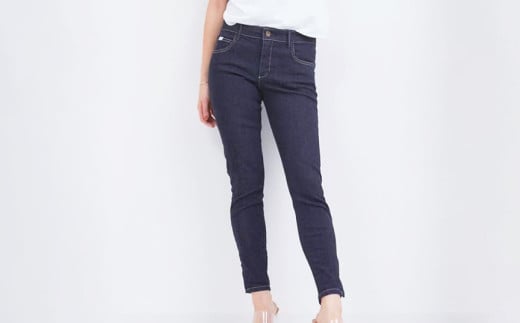 【SIZE:1】T-ASSACレディースジーンズ「SKINNY／INDIGO」（スキニー）【T-ASSAC シーンズ スキニー ジーパン 児島デニム デニム 衣類 岡山県 倉敷市 おすすめ 人気】