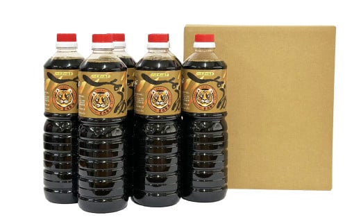 とら醤油 ハイゴールドギフトセット 1000ml×6本 【醤油 しょうゆ 調味料 セット商品 ギフト商品 セット ギフト 岡山県 倉敷市 おすすめ 人気】