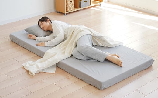 【シングル/1枚もの/ホワイト】高反発 マットレス 約10cm《グランデ》 寝具 敷布団 敷き布団 布団 岡山県 倉敷市