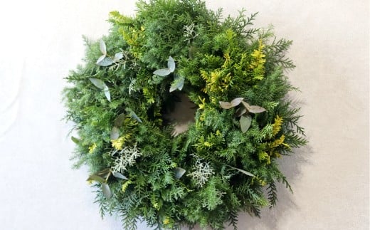 常緑樹のChristmasリース