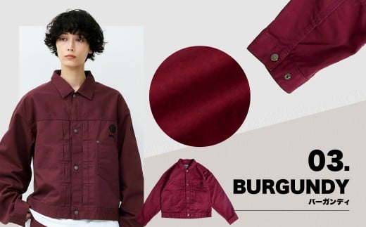BRENOAチノジャケット バーガンディ