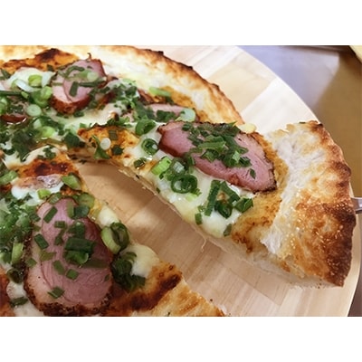 【世界選手権出場】ホルモンうどんソースピッツアと厳選ピッツア3種類　本格ピッツア 4枚セット 【配送不可地域：離島】