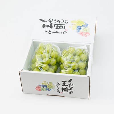 【2025年お届け】岡山県産 シャインマスカット  約1.2kg(2房)【配送不可地域：離島】