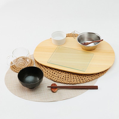 ヒノキのおさらL　TSUYAMA FURNITURE