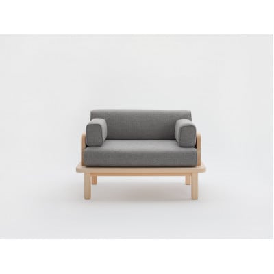 ヒノキのブロックソファ　ラウンジ　TSUYAMA　FURNITURE