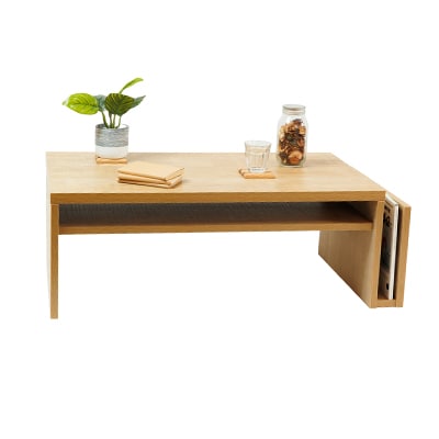 リビングテーブル 幅100cm 完成品  国産 Miel-3 RV TA-100 キナコ色