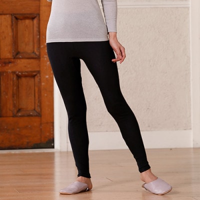 着る岩盤浴BSファイン　レディスタイツ【LLサイズ/ブラック】