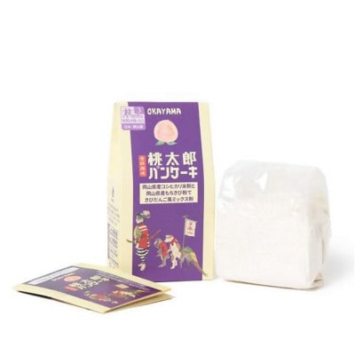 岡山県産コシヒカリ米粉ともちきび粉の桃太郎パンケーキミックス20個セット