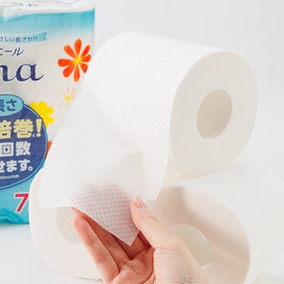 エリエール (イーナ)トイレットペーパー 1.5倍 75m(シングル)8R×8パック(64個)【配送不可地域：離島・北海道・沖縄県】