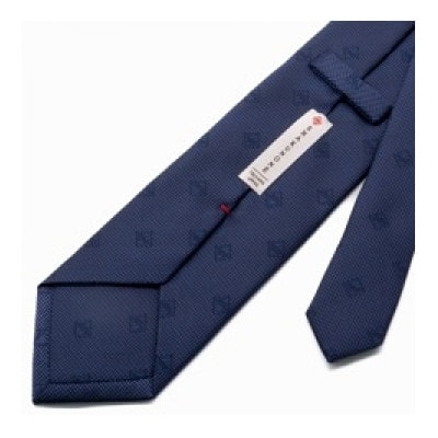 【天満屋選定品】SHAKUNONE オリジナルロゴネクタイ　誠実な淡紺【配送不可地域：離島】