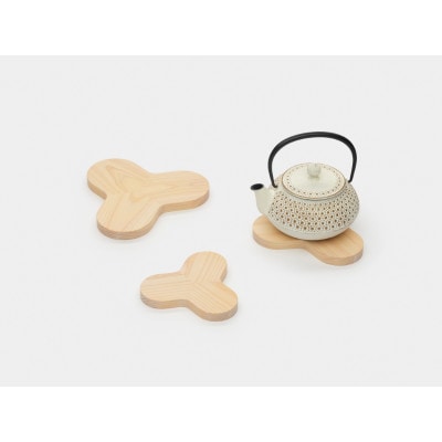 桧のトリベット　スモールサイズ　《2023グッドデザイン賞受賞》