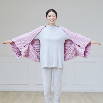 ふわふわレムケット肩掛け F ライトベージュ