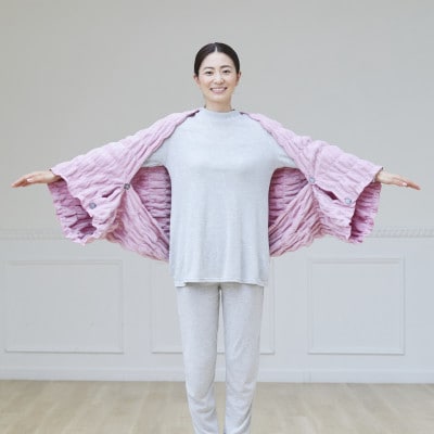 ふわふわレムケット肩掛け F ブラウン