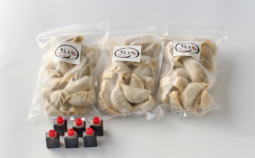 津山黒豚手作り冷凍生餃子(60個セット)【配送不可地域：離島】