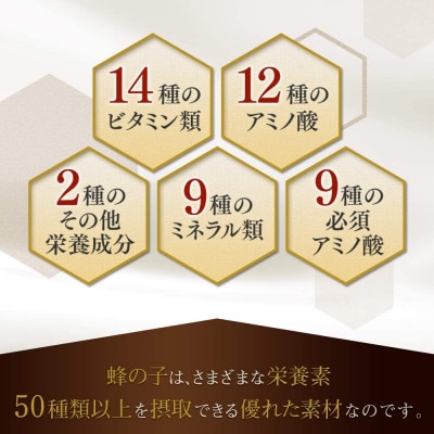 2023年7月発送開始『定期便』山田養蜂場の酵素パワー蜂の子 (21512)　全12回