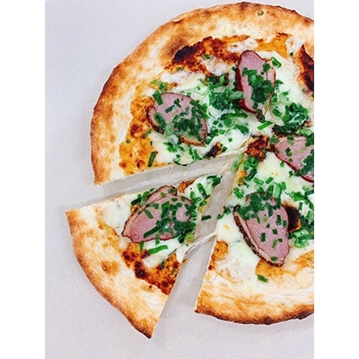 【世界選手権出場】ホルモンうどんソースピッツアと厳選ピッツア3種類　本格ピッツア 4枚セット 【配送不可地域：離島】