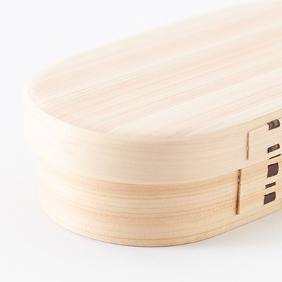 美作桧の曲げわっぱ弁当箱　1箱