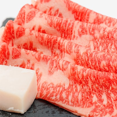 【岡山県産黒毛和牛】ローススライス　500g(すき焼き)【配送不可地域：離島】