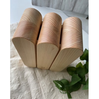 ヒノキのナイフスタンド(包丁立て)