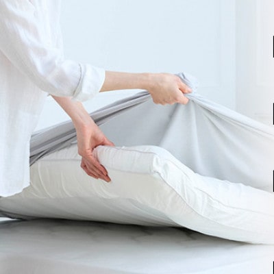 BSボックスシーツ シングル グレー