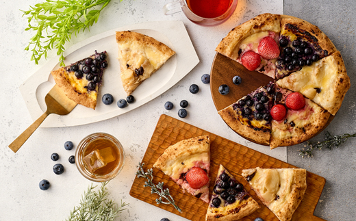 まほらのとれたてフルーツいっぱいデザートピッツァ3種SET【配送不可地域：離島】