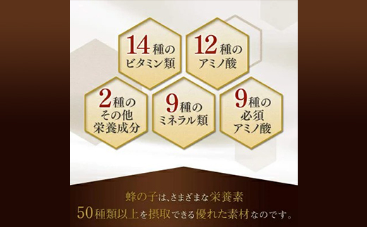 【毎月定期便】酵素パワー蜂の子 (21512)全12回