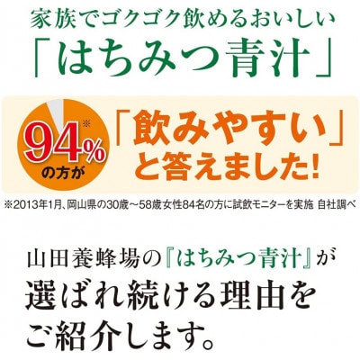 2023年8月発送開始『定期便』はちみつ青汁 (33305)全12回
