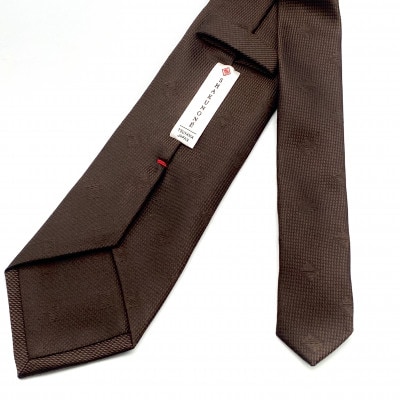 SHAKUNONE　ベーシックロゴネクタイ　優茶