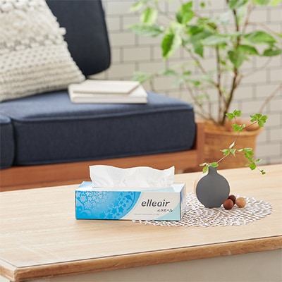 エリエール ティシュー 180組5箱×12パック(60箱)【配送不可地域：離島・北海道・沖縄県】