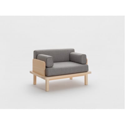 ヒノキのブロックソファ　ラウンジ　TSUYAMA　FURNITURE