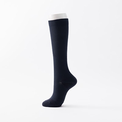 着る岩盤浴BSファイン　着圧ソックス【Mサイズ/ブラック】