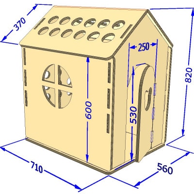 3層強化ダンボールハウス 【大】