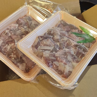 津山名物 いぶし銀の干し肉食べ比べ500g(モモ・ひわら) 津山に伝わる独自の文化で育った熟成肉【配送不可地域：離島】