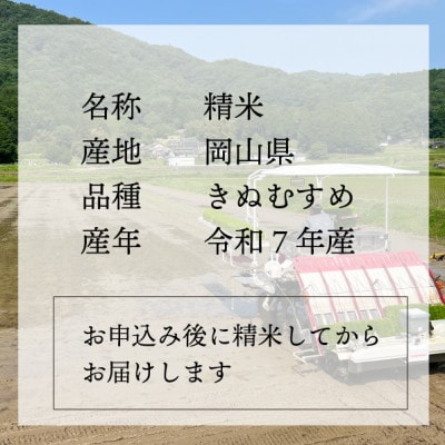 【令和7年産】きぬむすめ 岡山ほたる米 精米5kg (岡山県産)新米 産地直送 《数量限定》