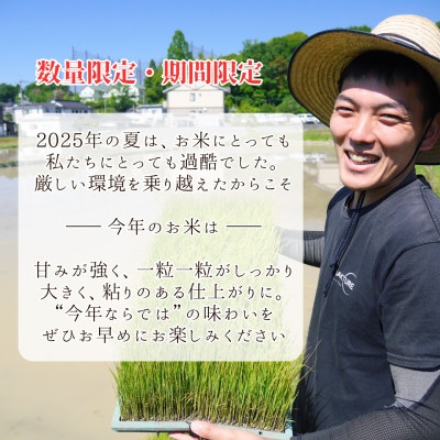 2025年新米【コシヒカリ 玄米5kg】|-comeback未来ce-