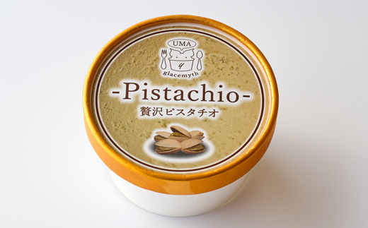 アイス職人の作るこだわりアイスクリーム6個セット　ピスタチオアイス　各90ml入り【配送不可地域：離島】