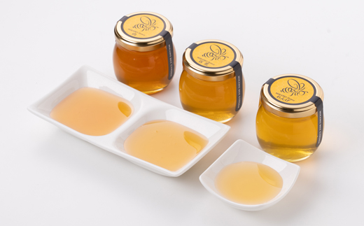 津山市産れんげ蜂蜜1本・百花蜂蜜1本・山蜂蜜2本　各100gのセット