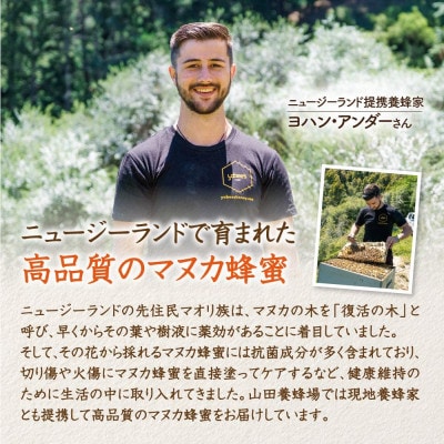 2023年7月発送開始『定期便』マヌカ蜂蜜(クリームタイプ)MG100+(22193)　全12回