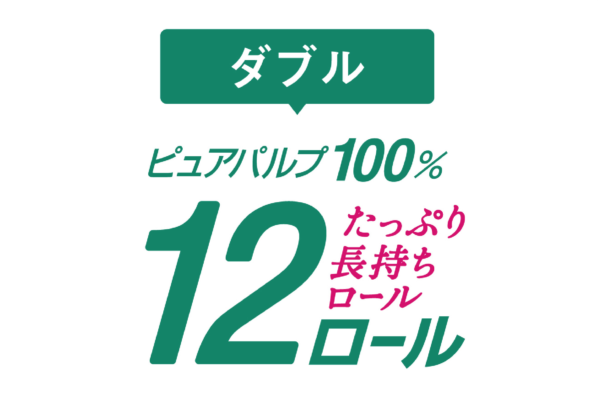 エリエール トイレットペーパー 長持ち 45m ダブル 12R×6パック(72個)【配送不可地域：離島・北海道・沖縄県】